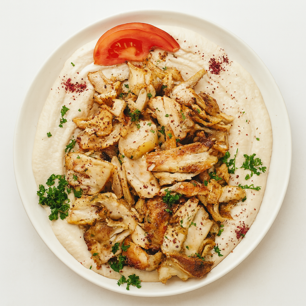 Hummus (with shawarma) – Ez Shawarma
